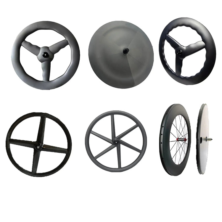 carbon disc wheels and 3/4/5/6 spoke wheels