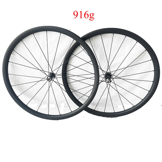 carbon road bike wheels 30mm depth Only 913g 700C Disc brake Wheels 28mm Wide Lightest Wheel Tubeless Ready Racing Wheelset