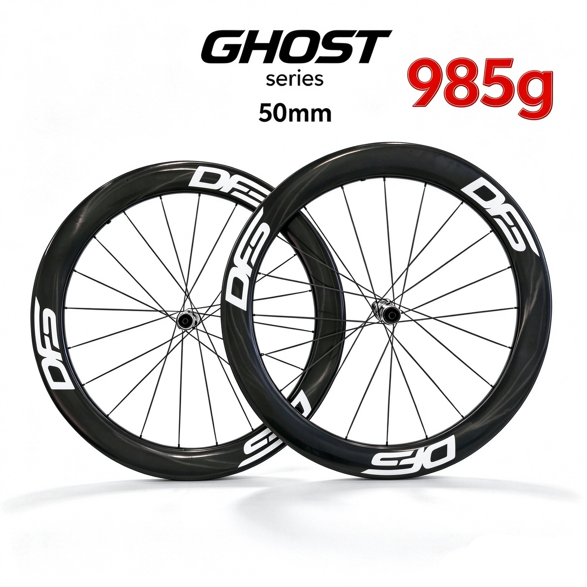 GHOST Series | 50mm Ultra-Light Carbon Wheelset