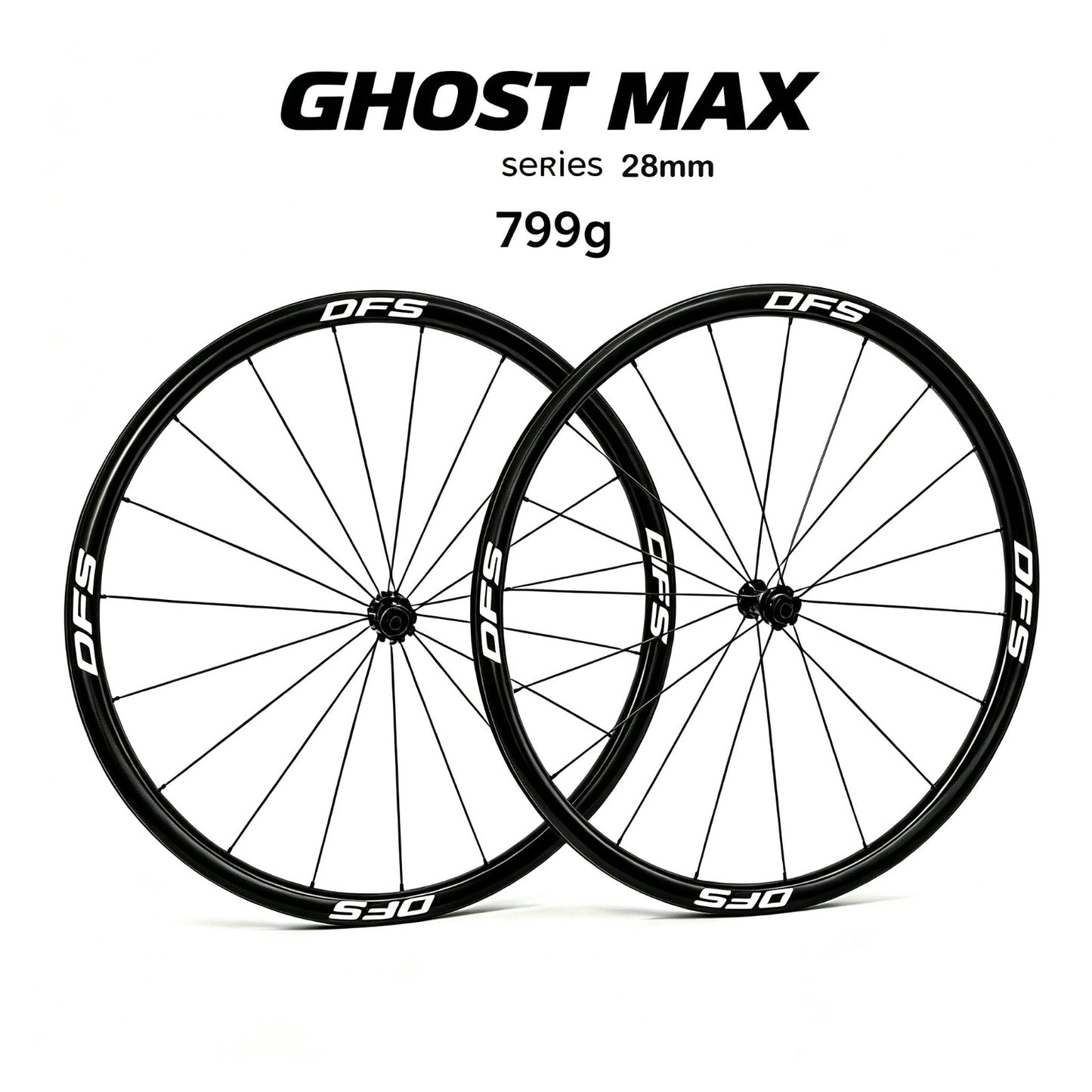 GHOST MAX Series | 28mm Ultra-Light Carbon Wheelset