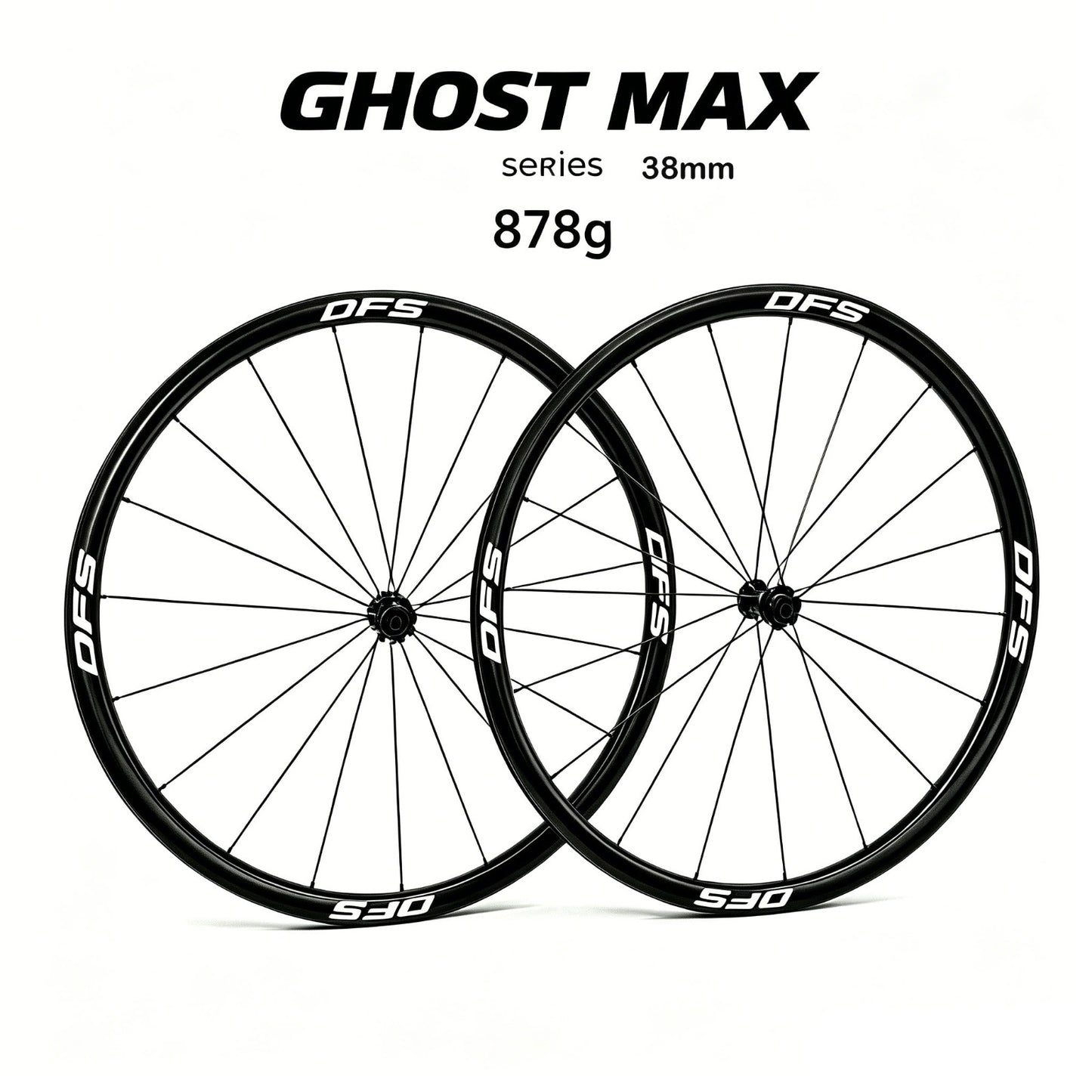 GHOST MAX Series | 38mm Ultra-Light Carbon Wheelset