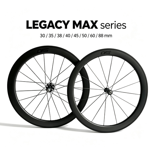 DFS LEGACY MAX Rim Brake Carbon Road Wheelset | 35-88mm | DFS