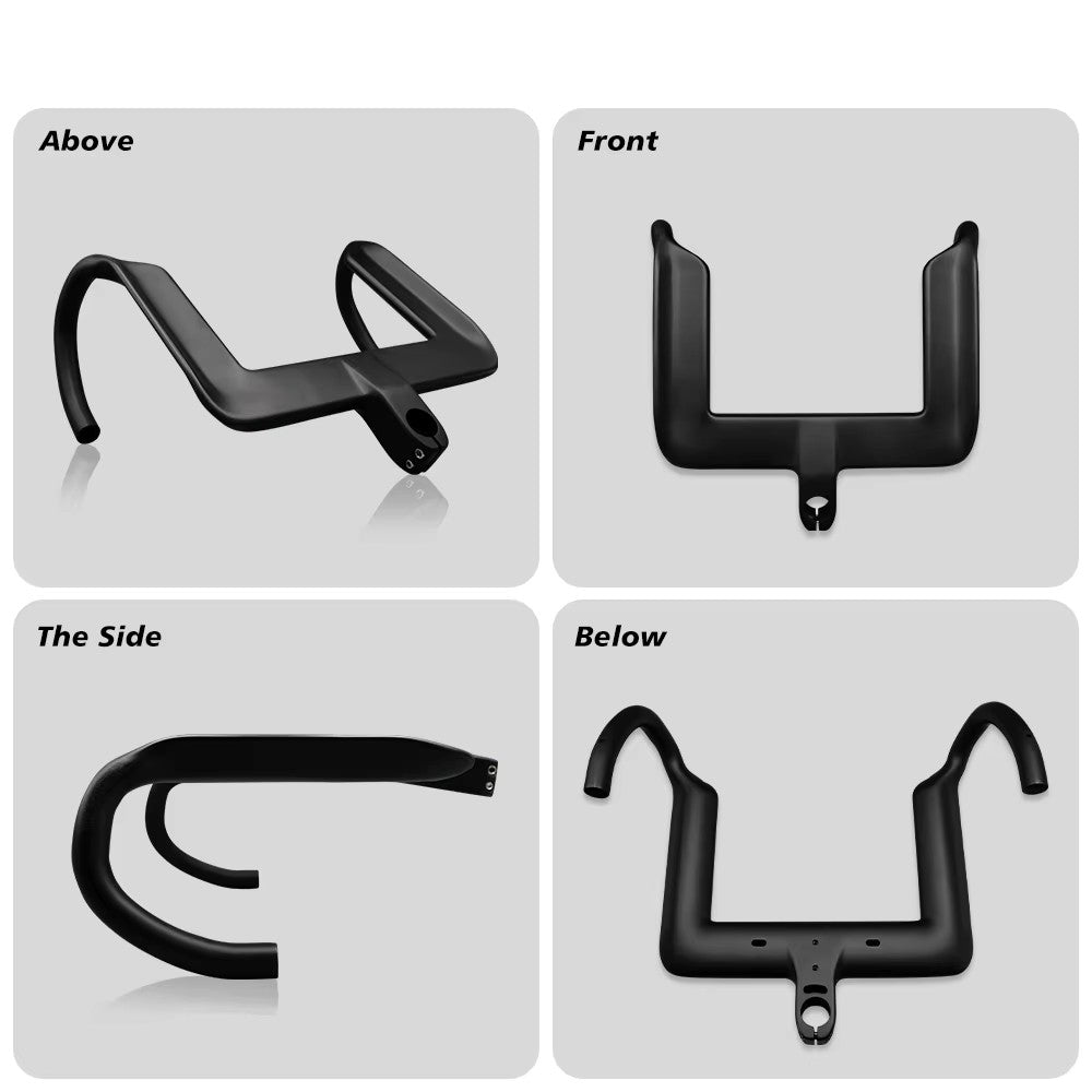 DFS Carbon Fiber Integrated Road Handlebar | 400mm Aero Racing Handlebar