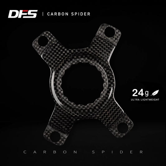 DFS Carbon Fiber Crank Spider – 24g Ultra-Lightweight, 110 BCD*4/5