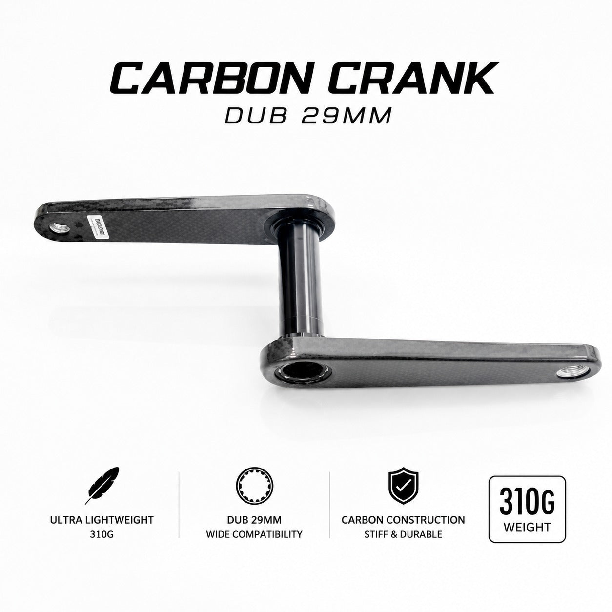 DFS CA1 Carbon Crankset - DUB Spindle (310g)