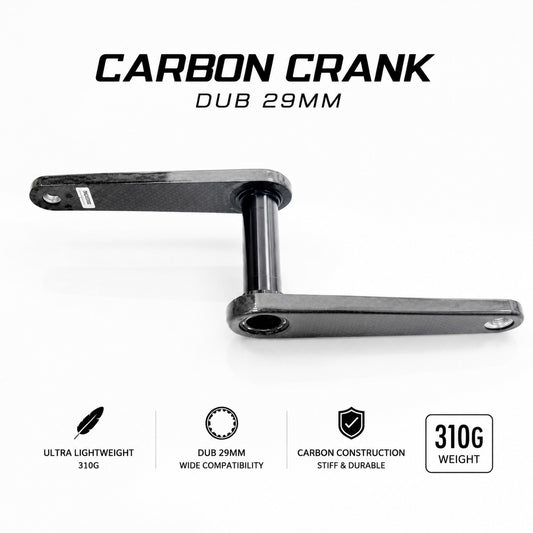 DFS CA1 Carbon Crankset - DUB Spindle (310g)