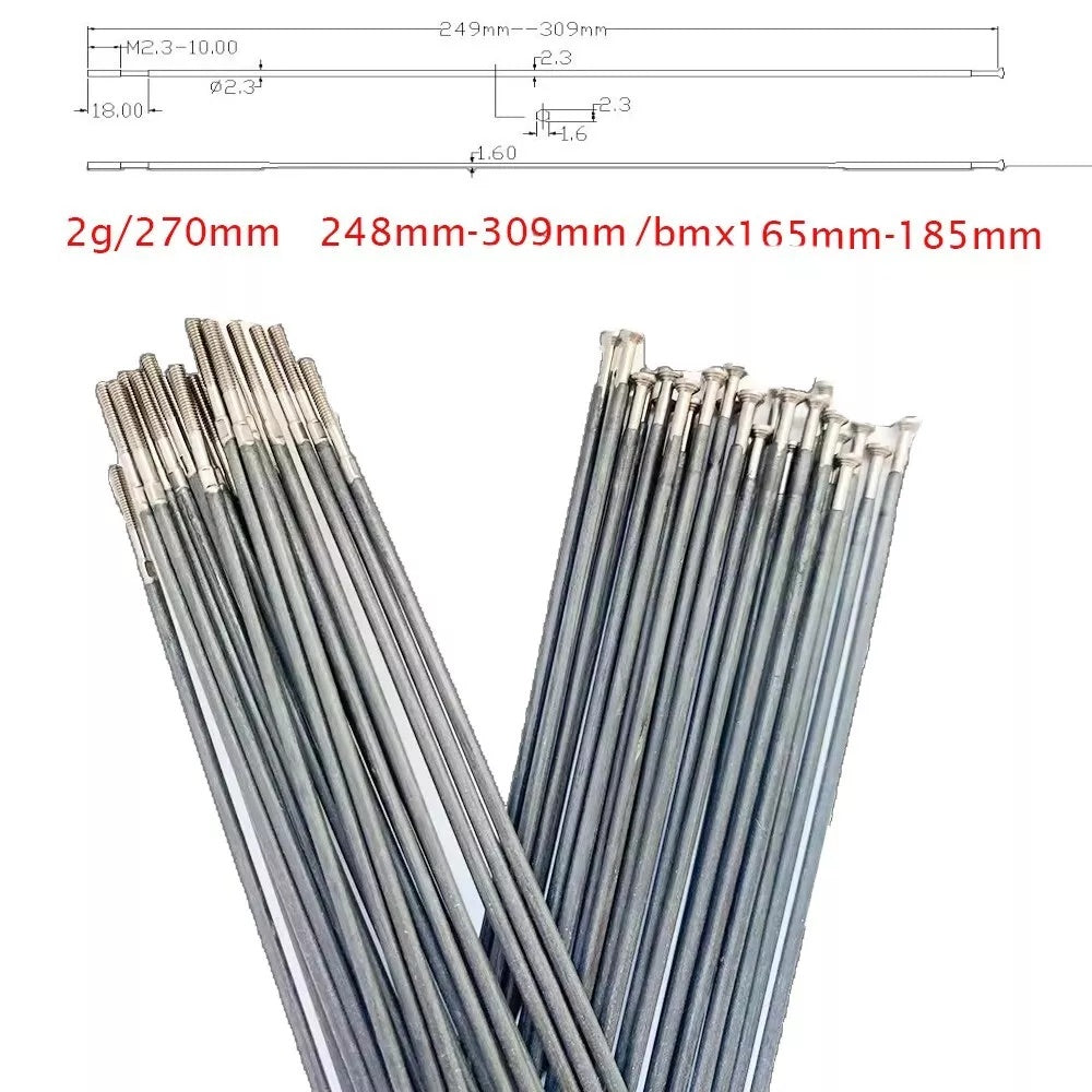 carbon spokes 1.8g Lightweight Carbon Fiber Spokes for Road Bike Bike, High Strength Aero Design, TT Bike Carbon Spokes